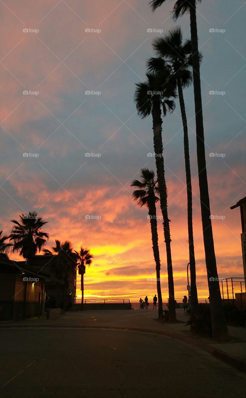 San Diego sunset.