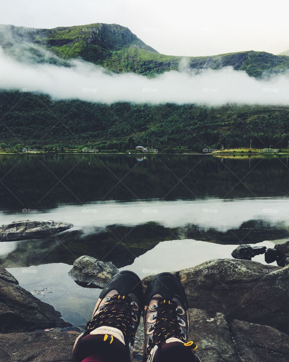 Water, No Person, Landscape, Lake, Mountain