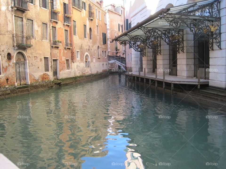 Canal through Venice
