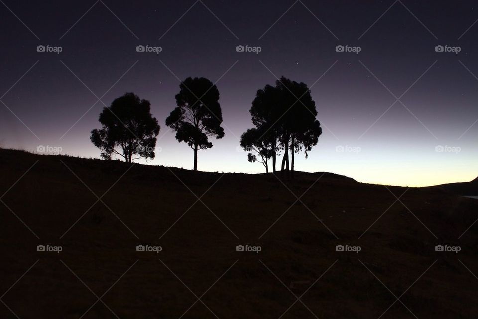 Sunset at Lake Titicaca