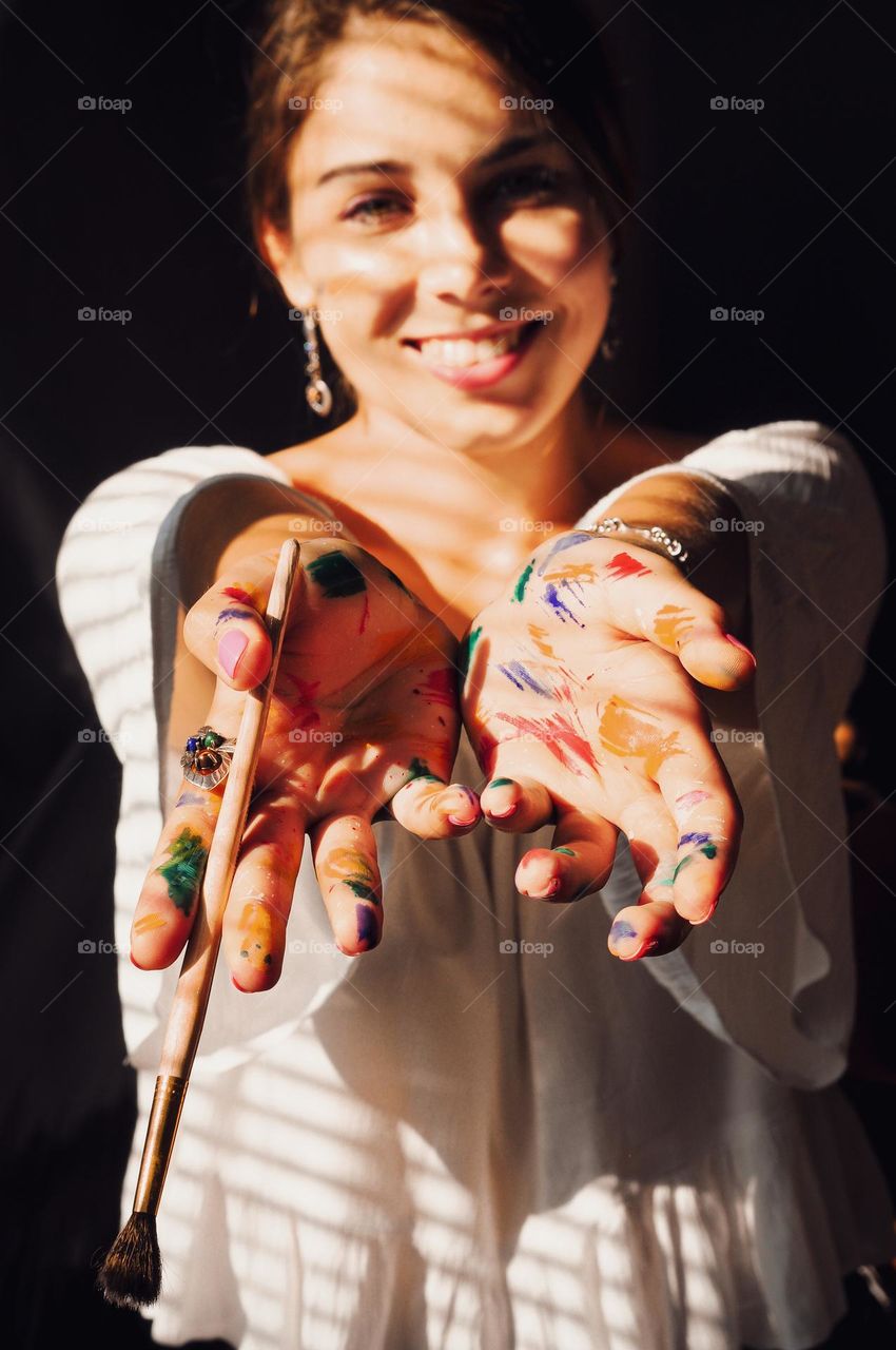 Portrait of a Ukrainian woman 