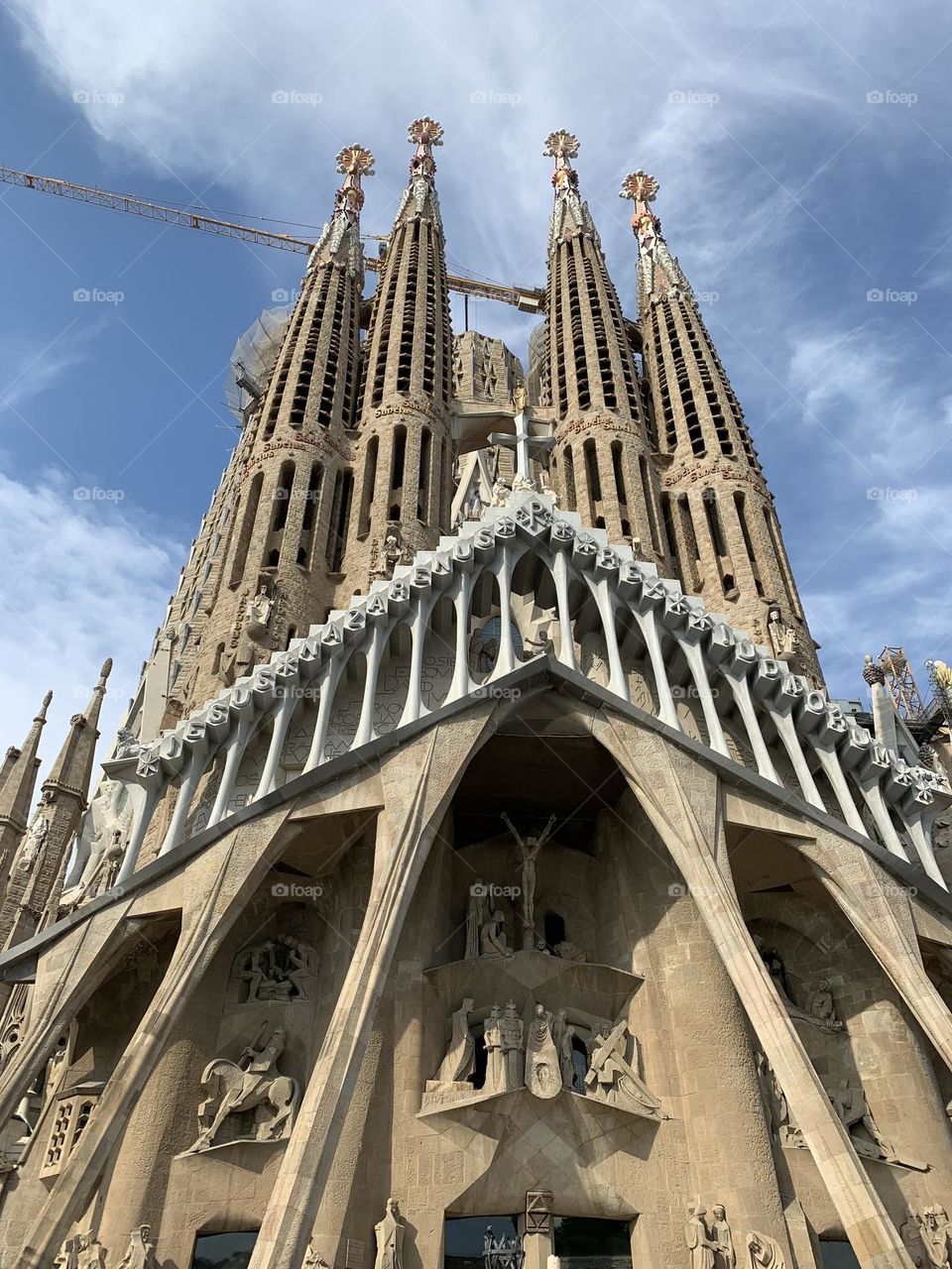 Sagrada Familia, Barcelona, Spain, cathedral, architecture 