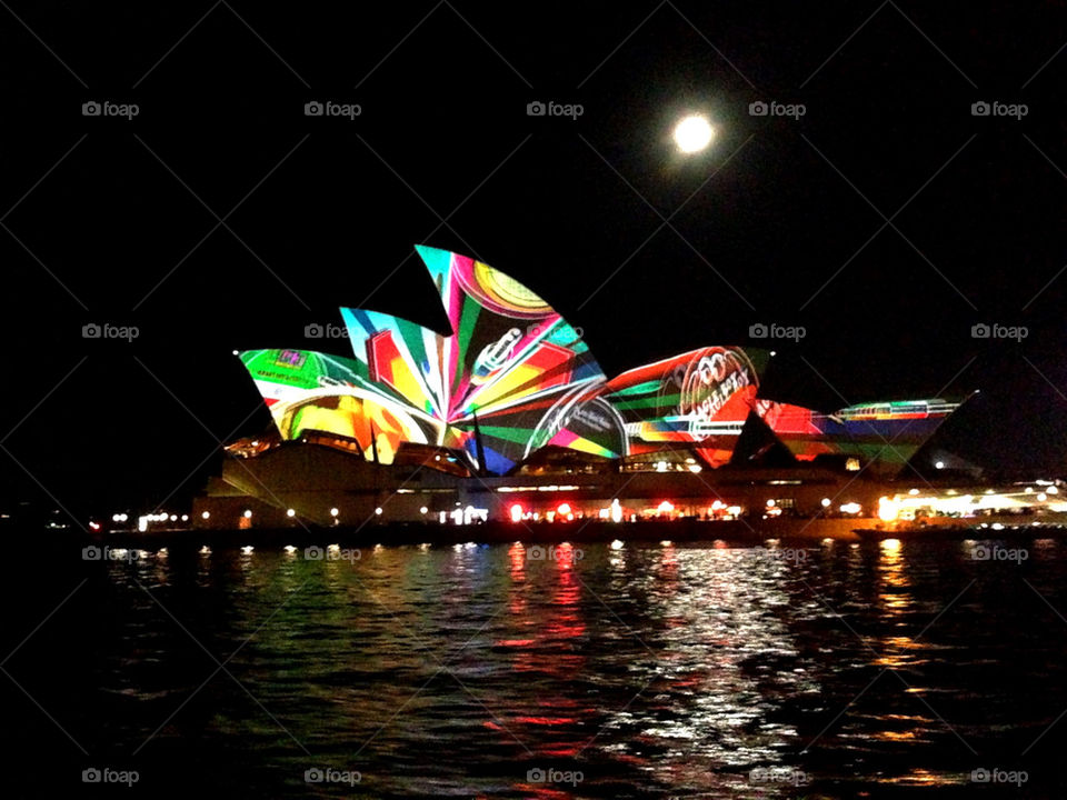 the lights are so bright and so unreal