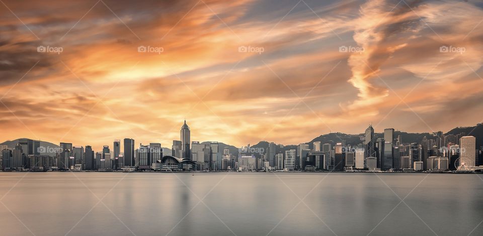 Hong Kong sunset