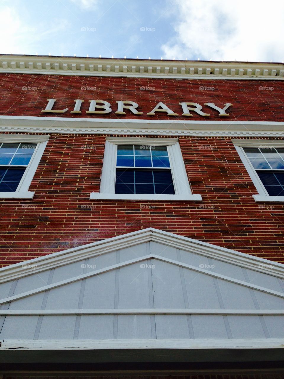 Pick a book any book!. Town square library in a NE Texas town. 