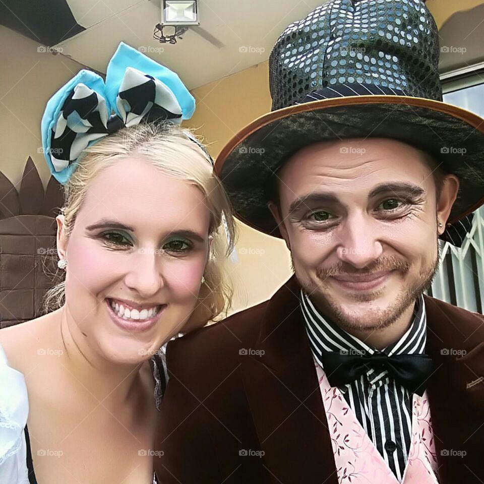 Mad Hatter and Alice
