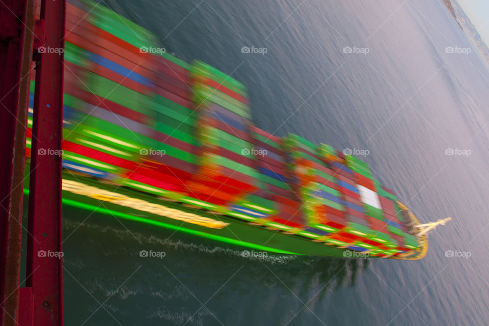 THE SHIPPING LANE UNDER THE GOLDEN GATE BRIDGE SAN FRANCISCO CALIFORNIA USA