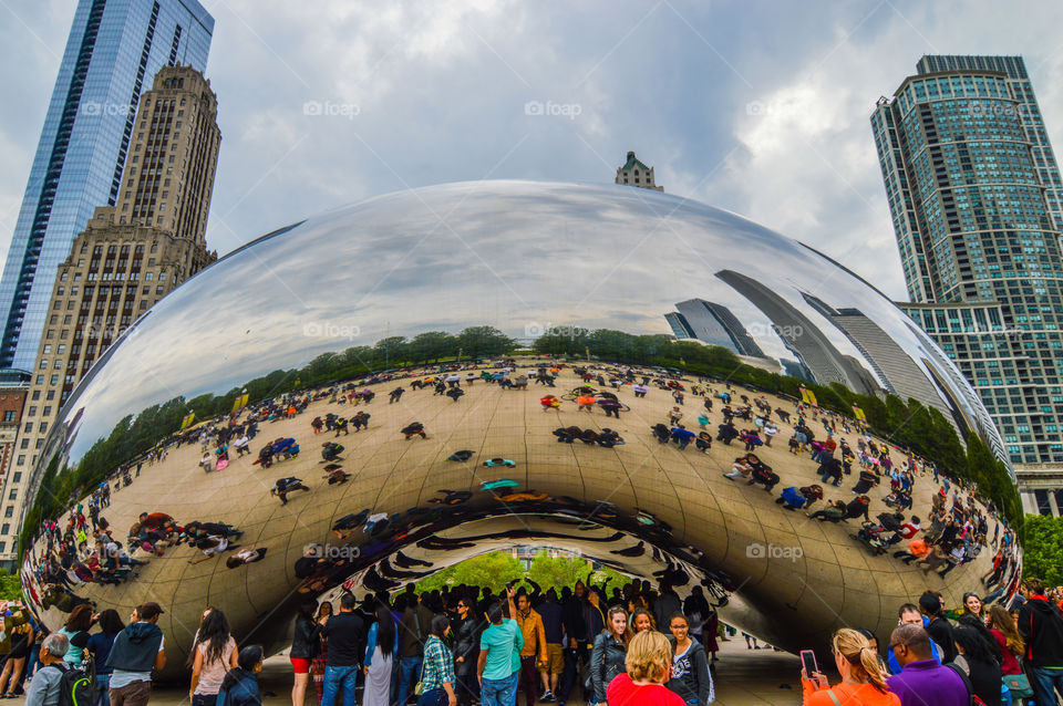 Mirror Bean. The iconic chicago bean!
