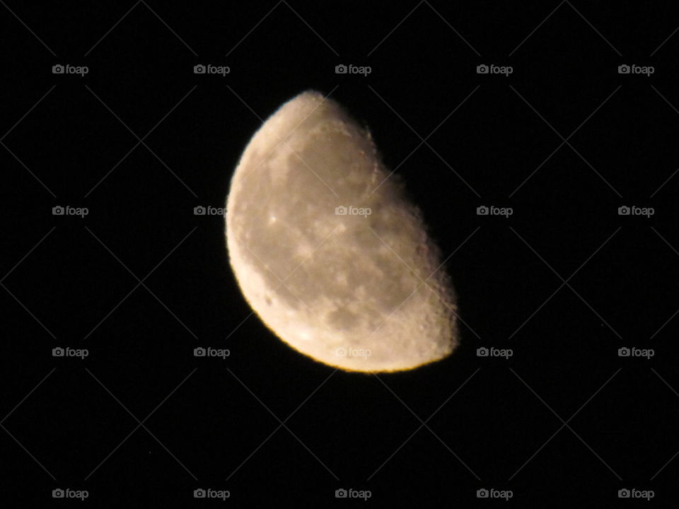 White moon , 150x zoom