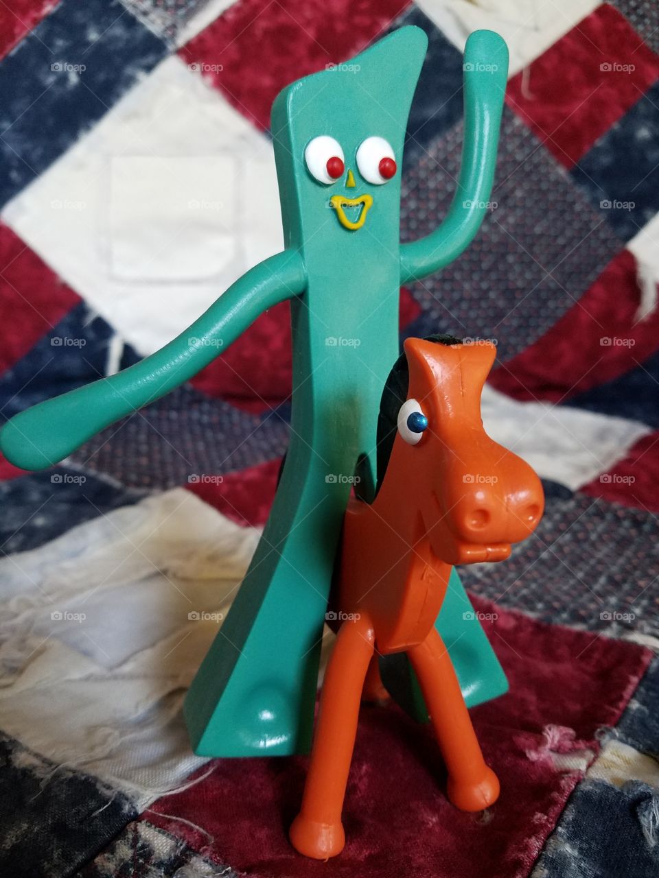 Gumby and Pokey figurines