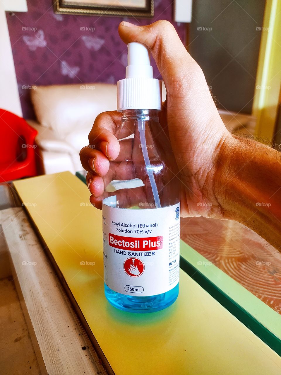 Hand Sanitizer For Humans Safety from Bacteria