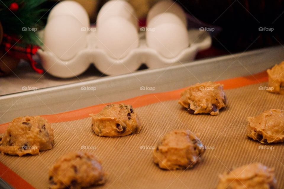 Chocolate chip cookies for Santa 