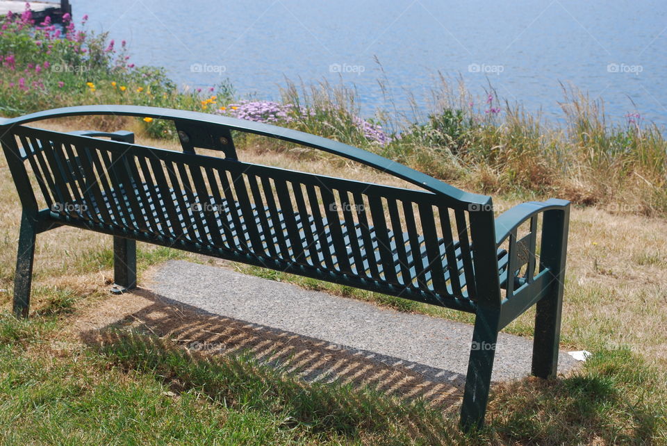 Green bench