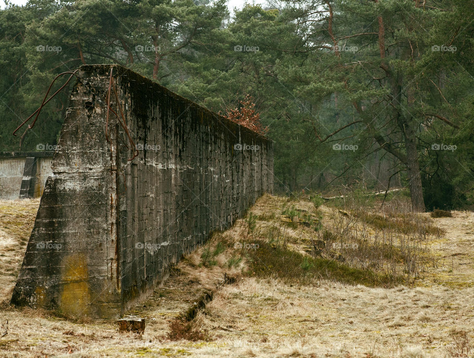 Old concrete wall