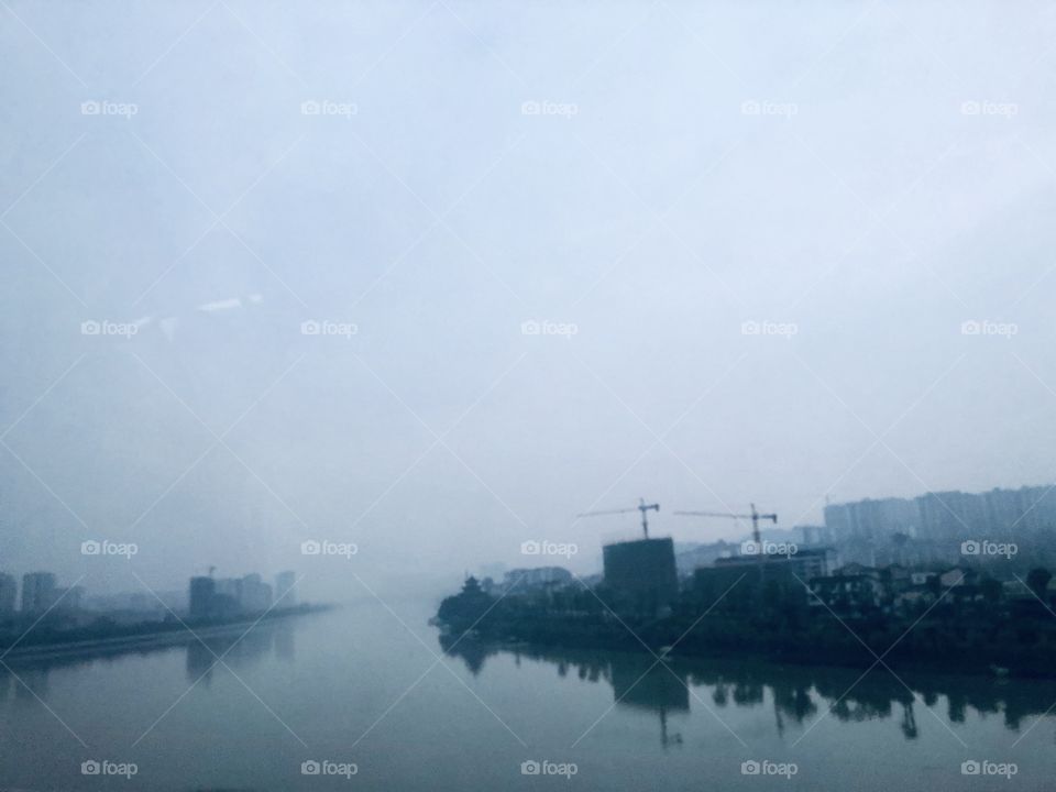 Foggy river 