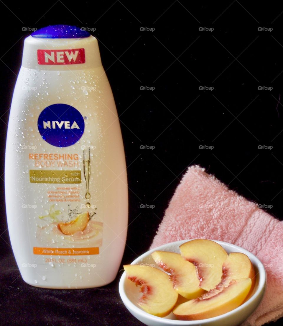 Nivea peach body wash