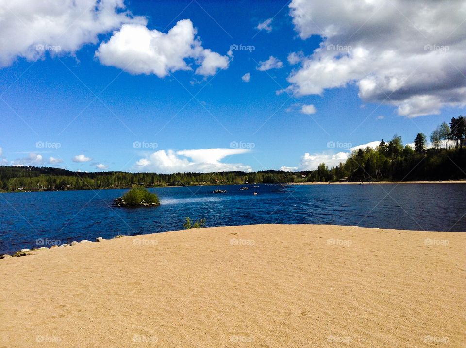 Sweden orbaden . Orbaden Beach 