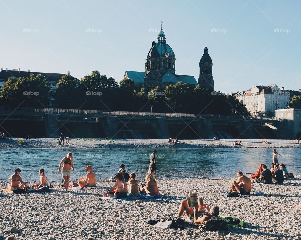 Munich city beach