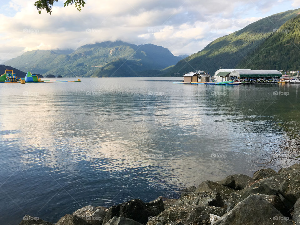 Boat Marina on the lake