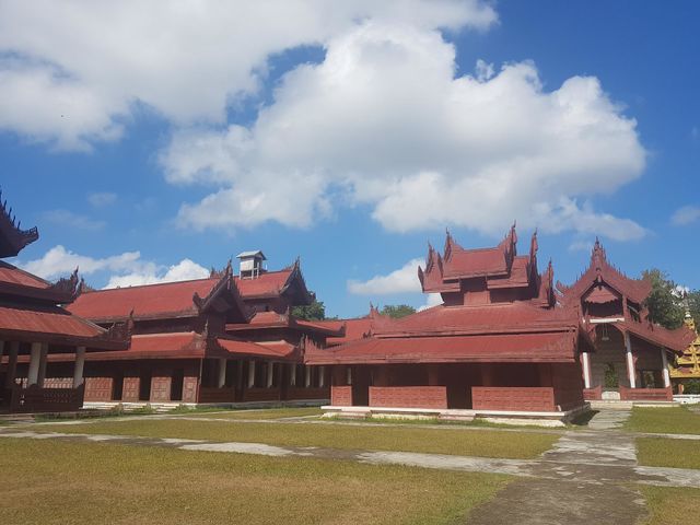 Stroll around the Royal Palace in Mandalay