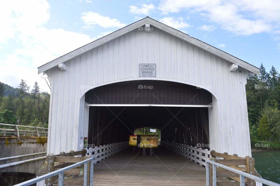 Lowell Covered Bridge, Lowell, OR