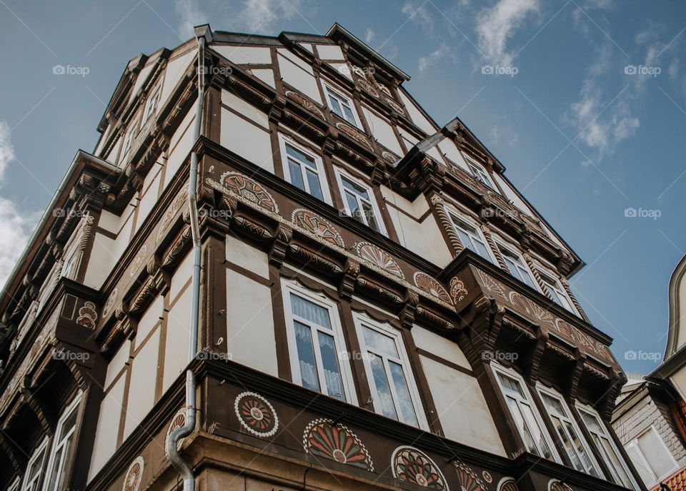 half-timbered house 