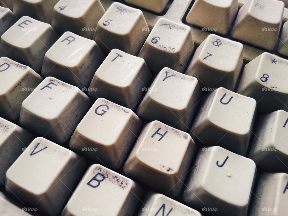 Old keyboard button