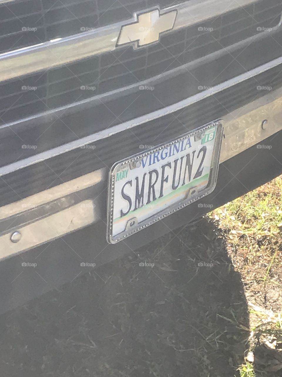 Funny license plate