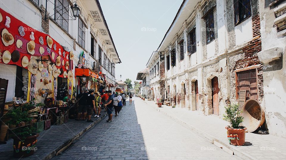 The historical Calle Crisologo