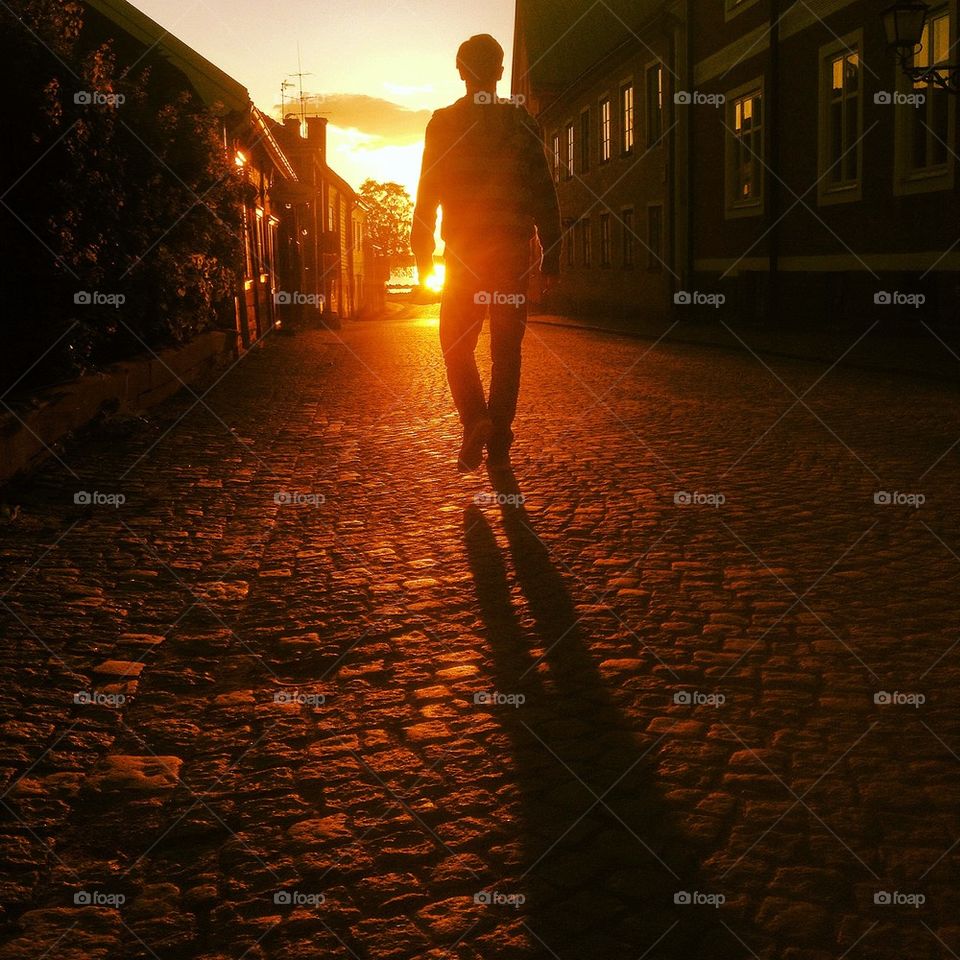 Catching the evening sun