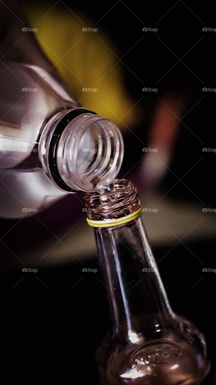 drinking water bottle