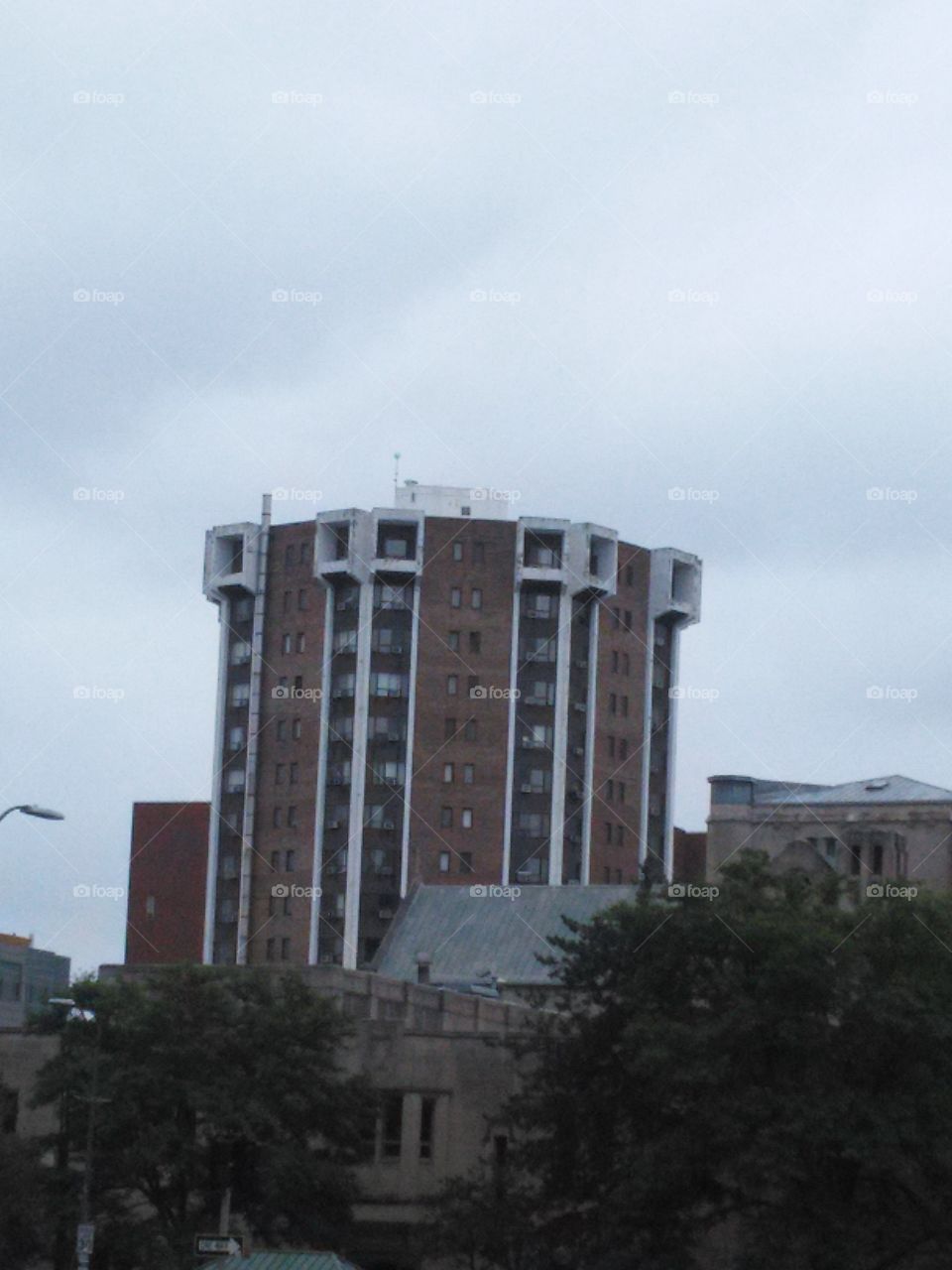 Doors to Nowhere. Interesting building in Detroit