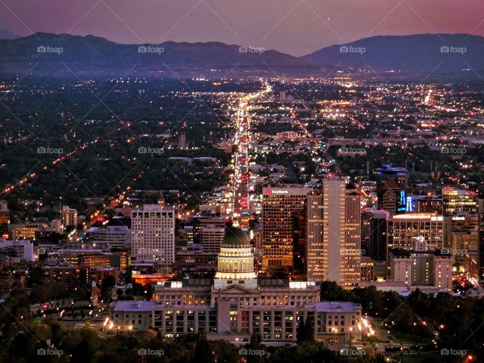 Salt Lake City Lights 