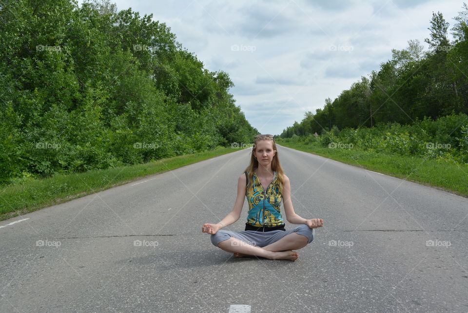 Meditating on the road