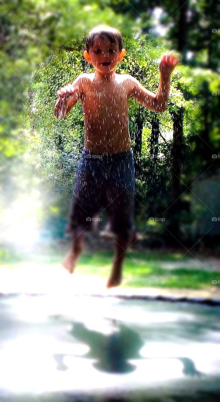 Water jumping