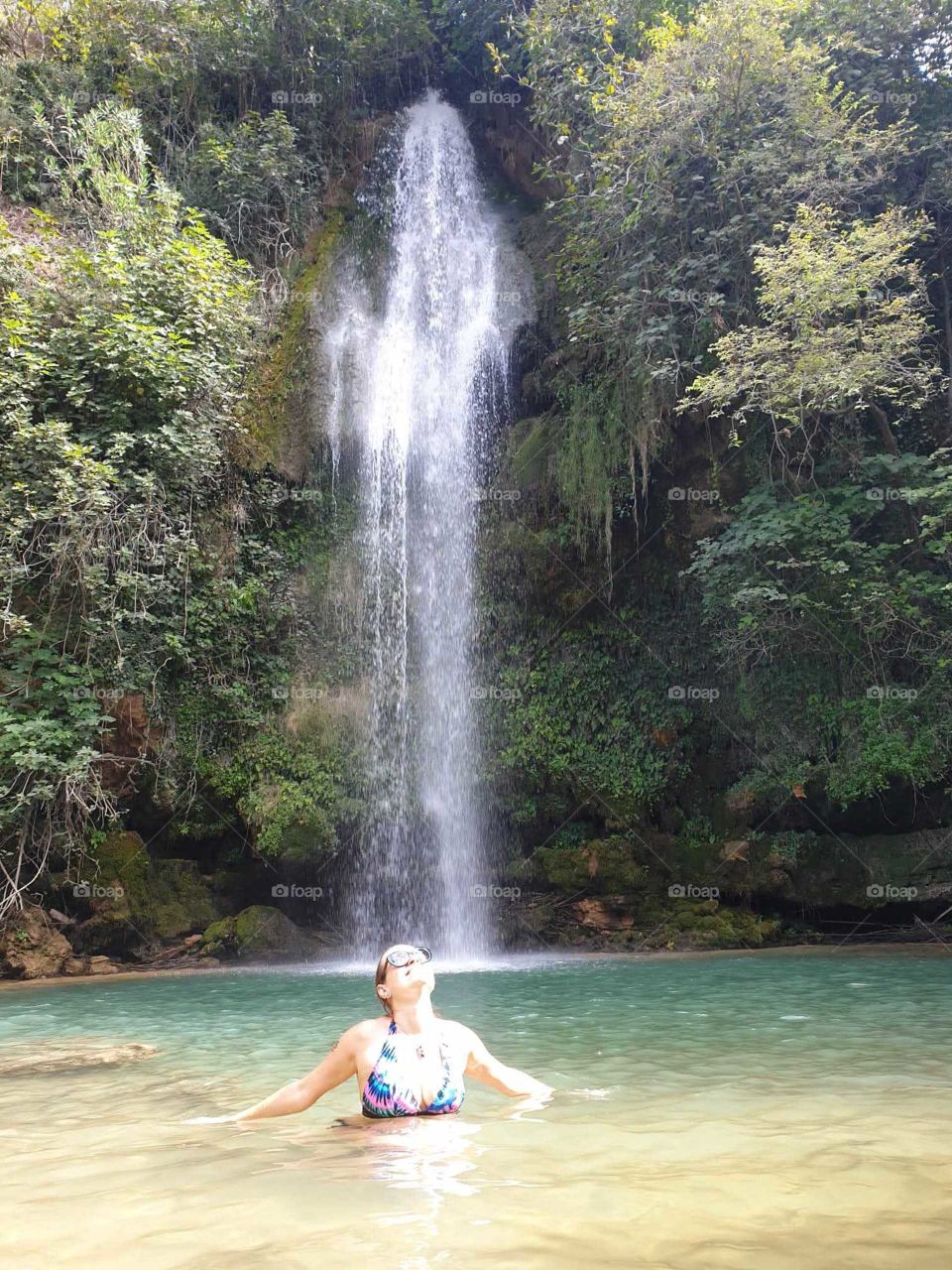 Waterfall#lake#nature#human#happy#enjoy#summer#amazing