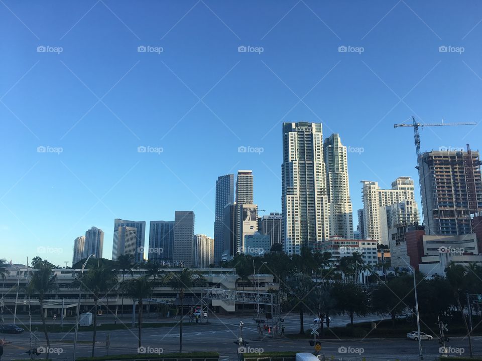 Downtown Miami skyline 