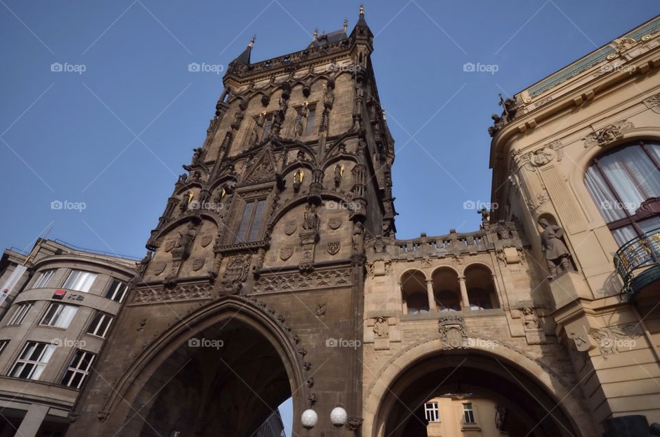 Low angle view of tower