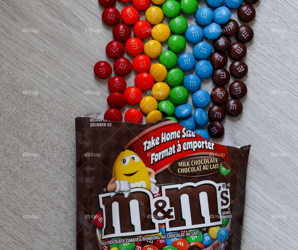 Beautiful M&Ms candies