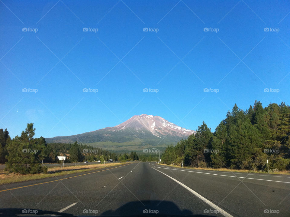 trees road mountains skies by sabont