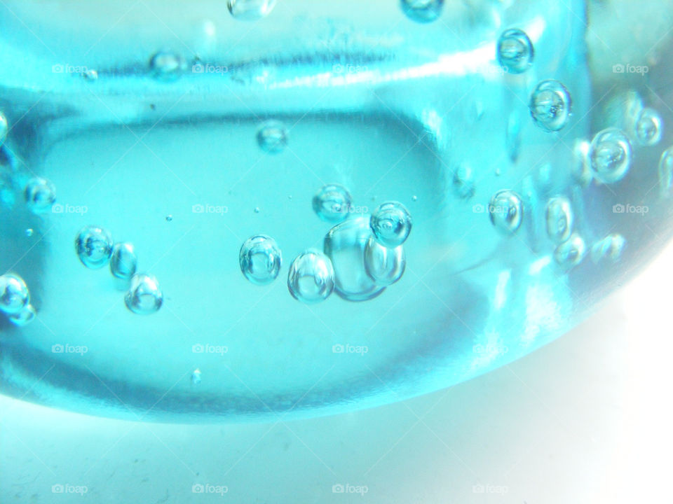 candles blue glass bubbles by james.c.parker.33