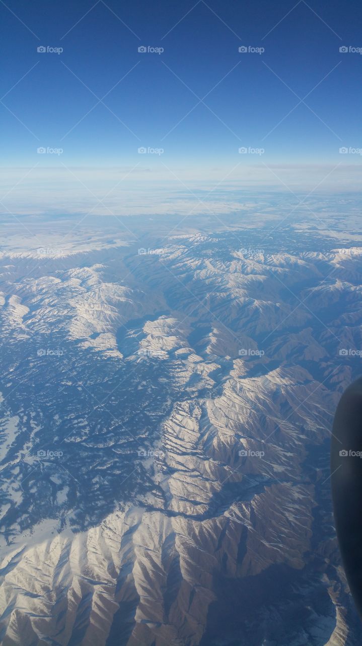 sky view of the Colorado Rockies