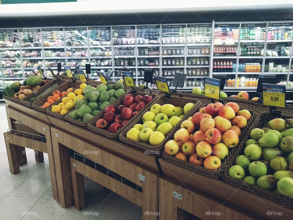 Supermarket fruit