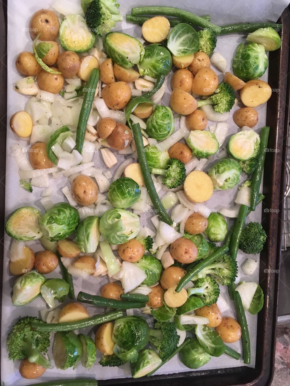 Roasted vegetables 