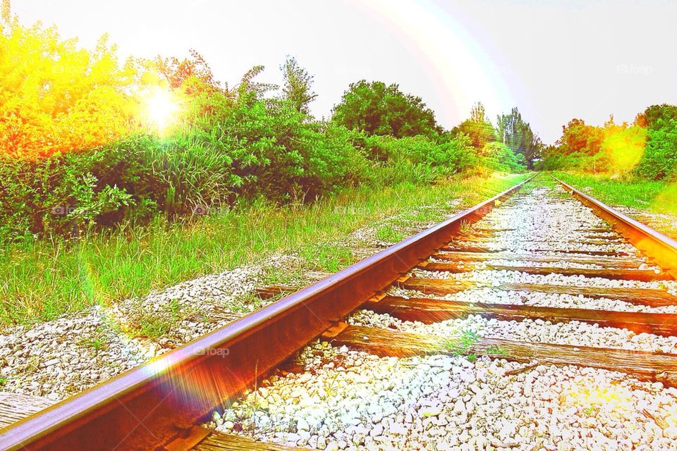 Train tracks abandoned
