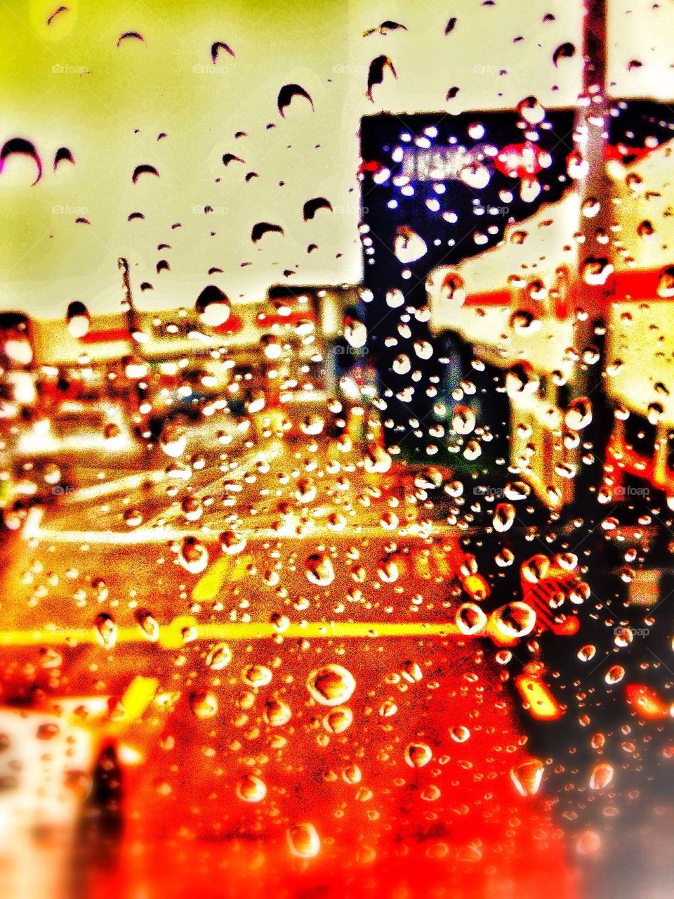 Rain drop abstract 1