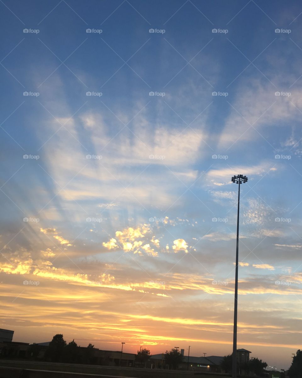 Sunset along the Freeway