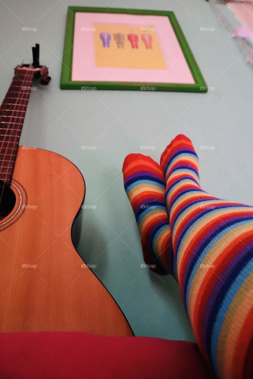 Colourful musical pause 