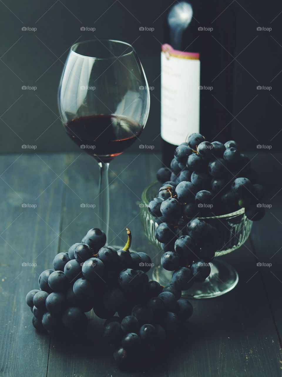 wine and grape