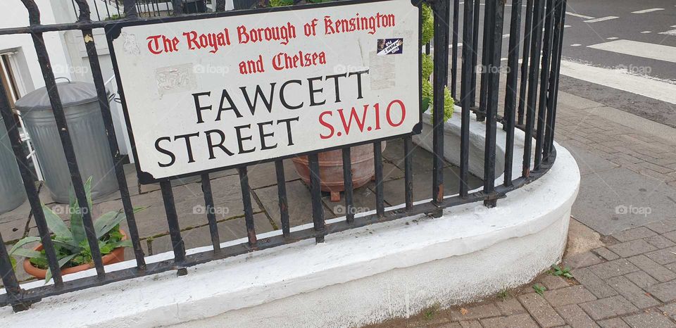 A London street sign